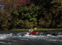 Click image for larger version  Name:	JoAnne running North Fork falls.jpg Views:	0 Size:	165.6 KB ID:	111466