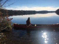 Getting ready to head down the Merrimac - trim a little bow light.JPG