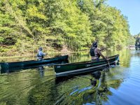 Scott and Keith starting out on Pond Brook.jpg Scott and Keith starting out on Pond Brook.jpg