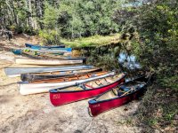12 canoes at lunch spot on Monday.jpg